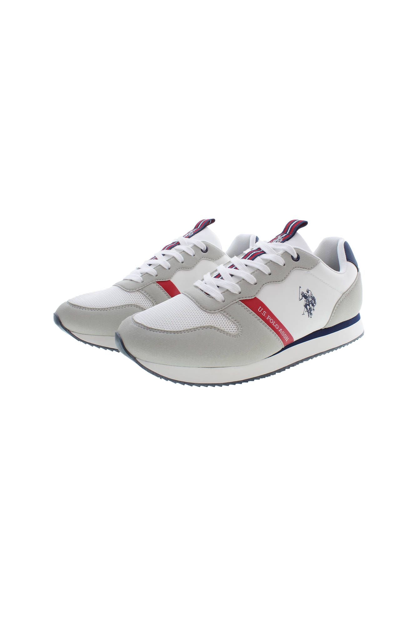 White Polyester Sneaker