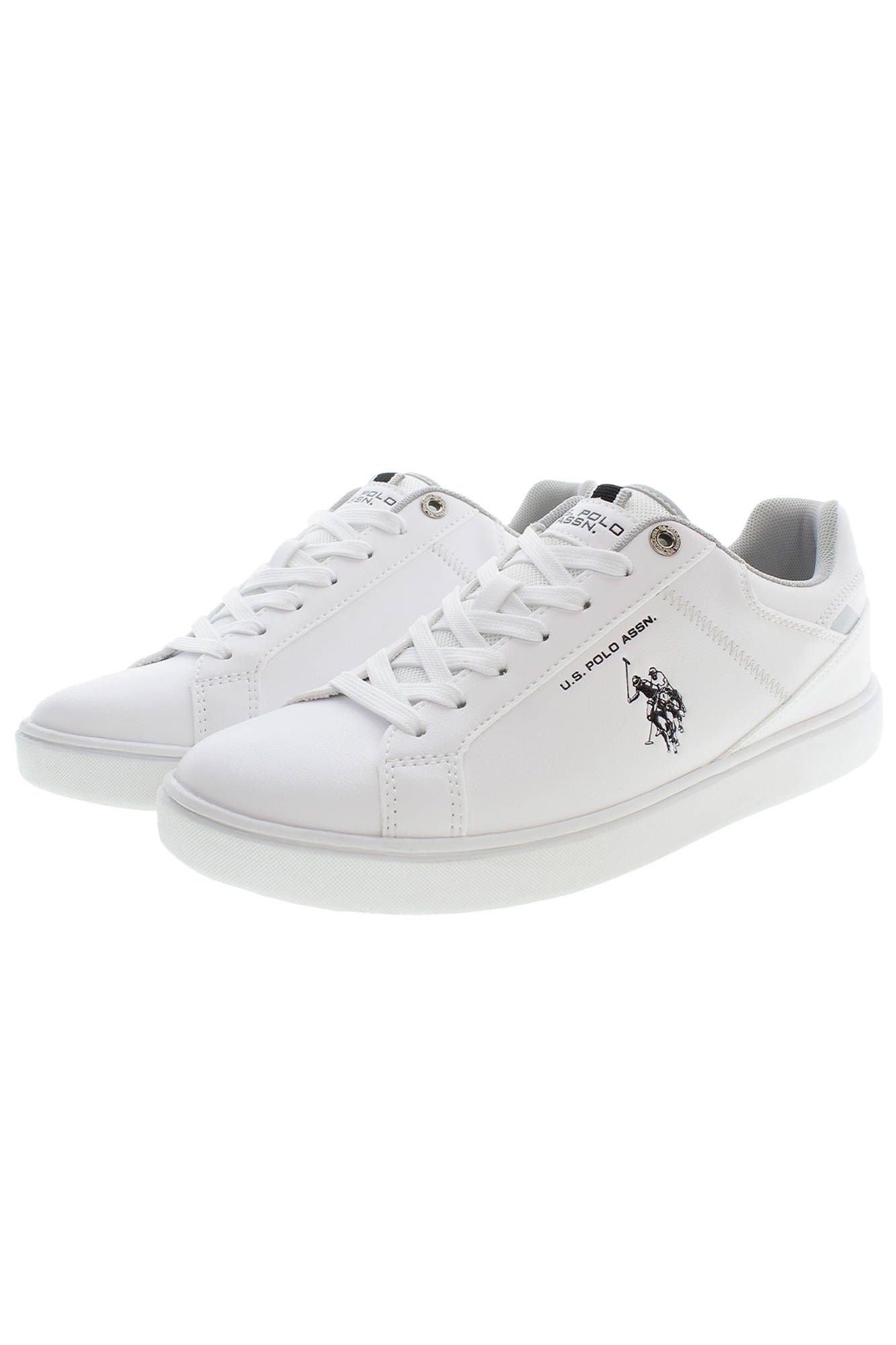 White Polyester Sneaker