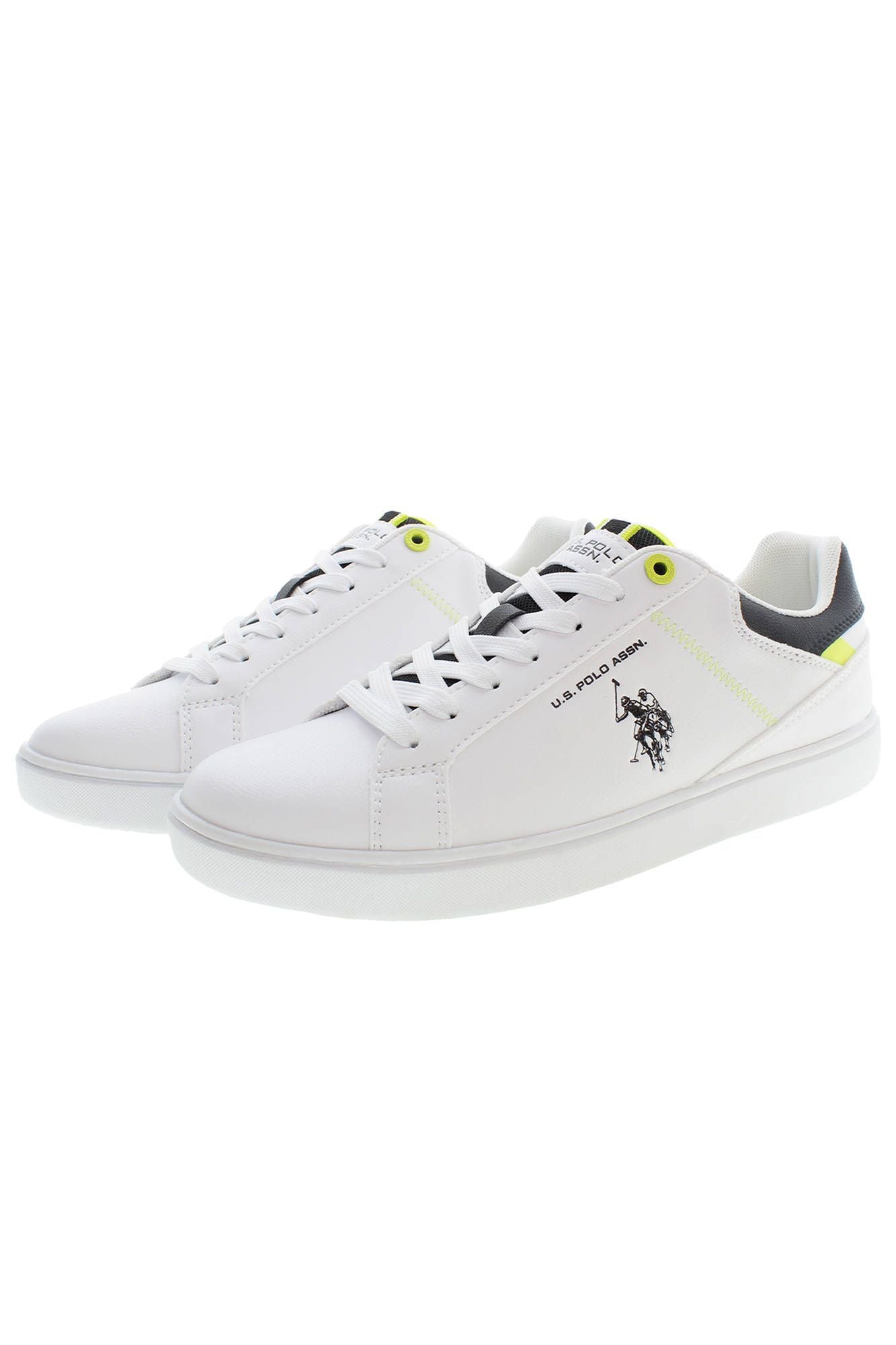 White Polyester Sneaker