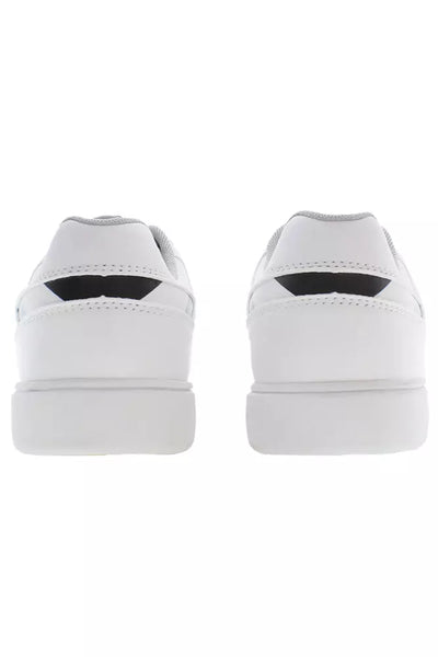 White Polyester Sneaker