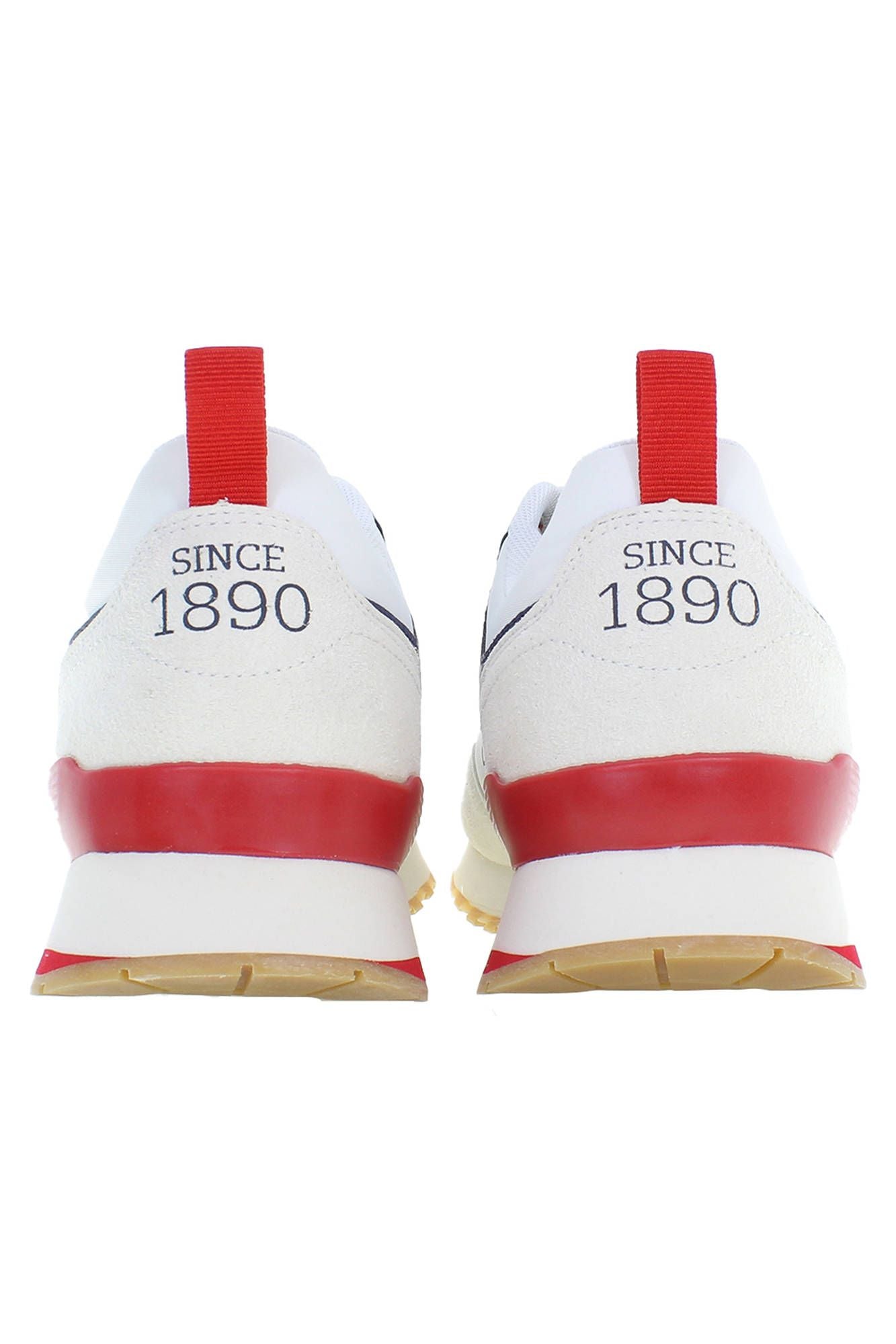 White Polyester Sneaker