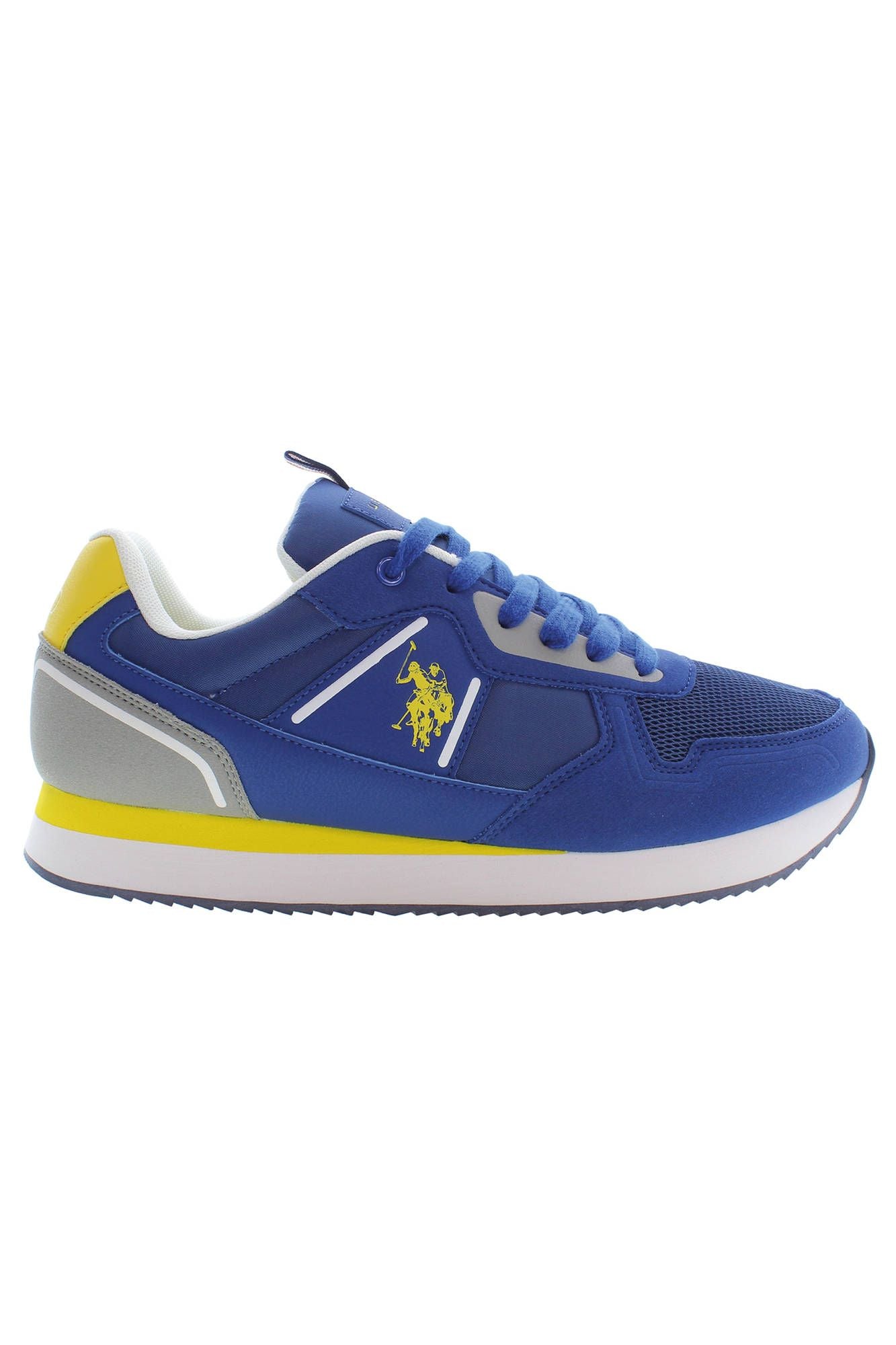 Blue Polyester Sneaker