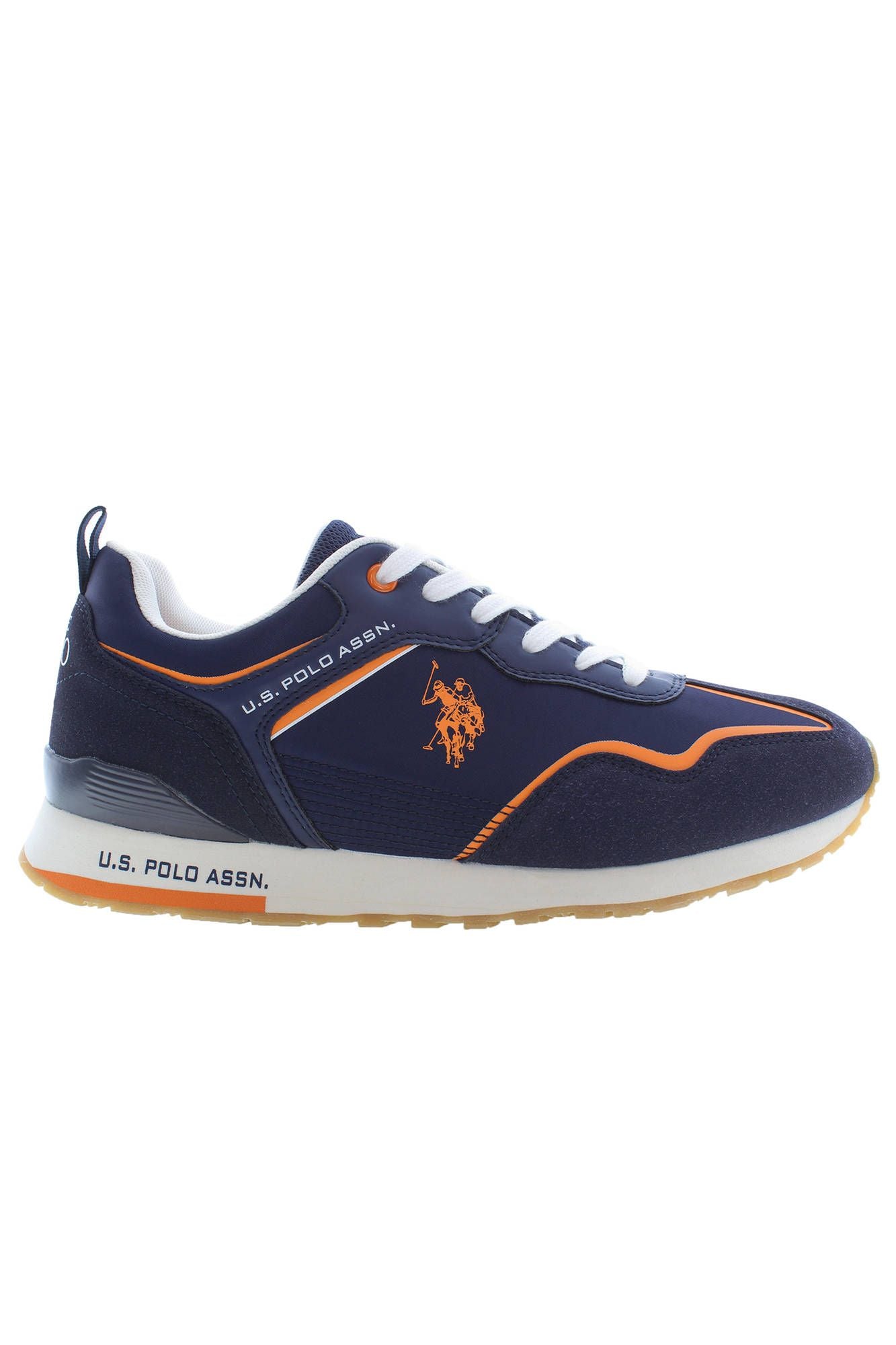 Blue Polyester Sneaker