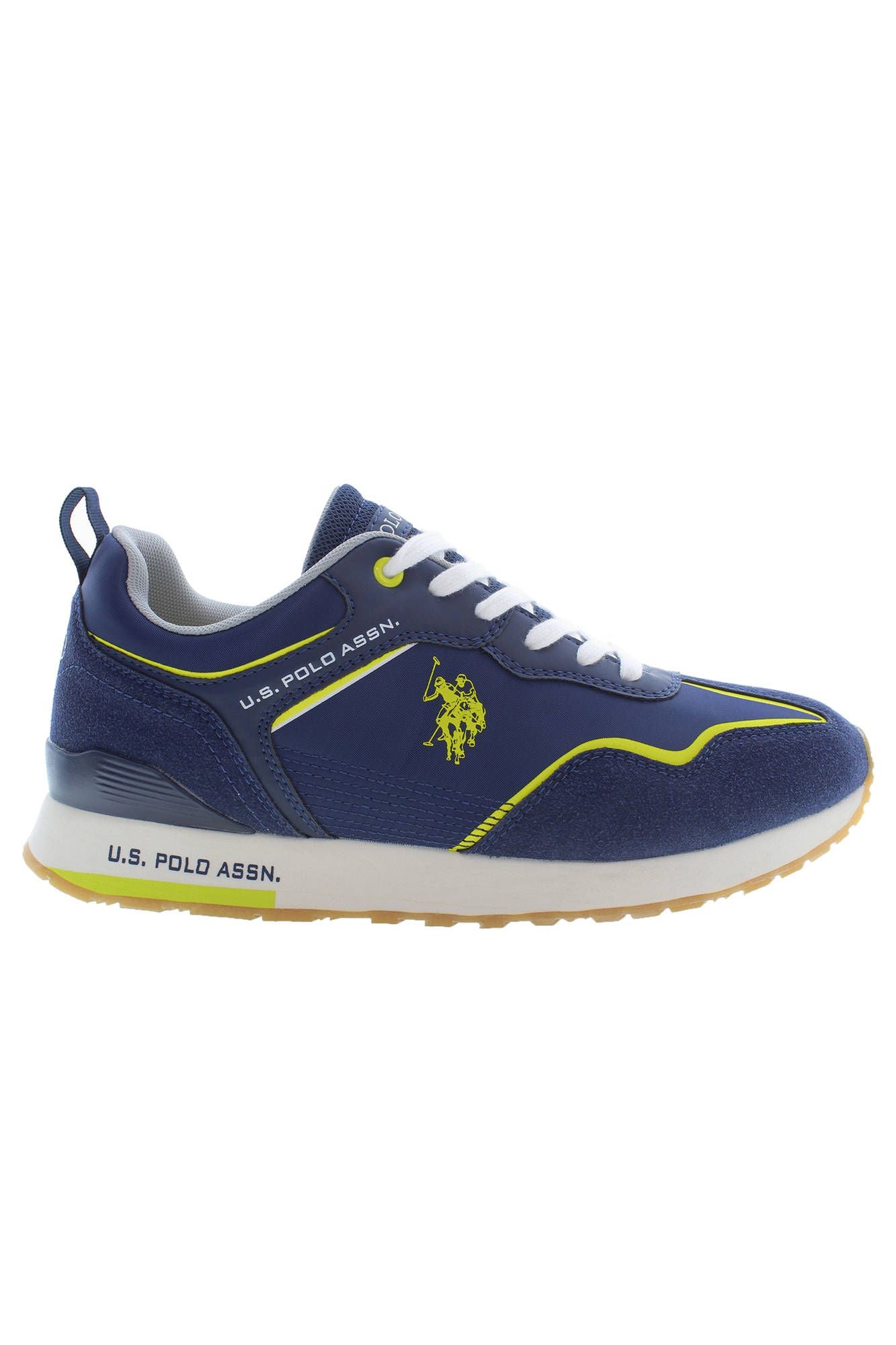 Blue Polyester Sneaker