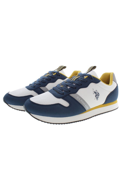 Blue Polyester Sneaker