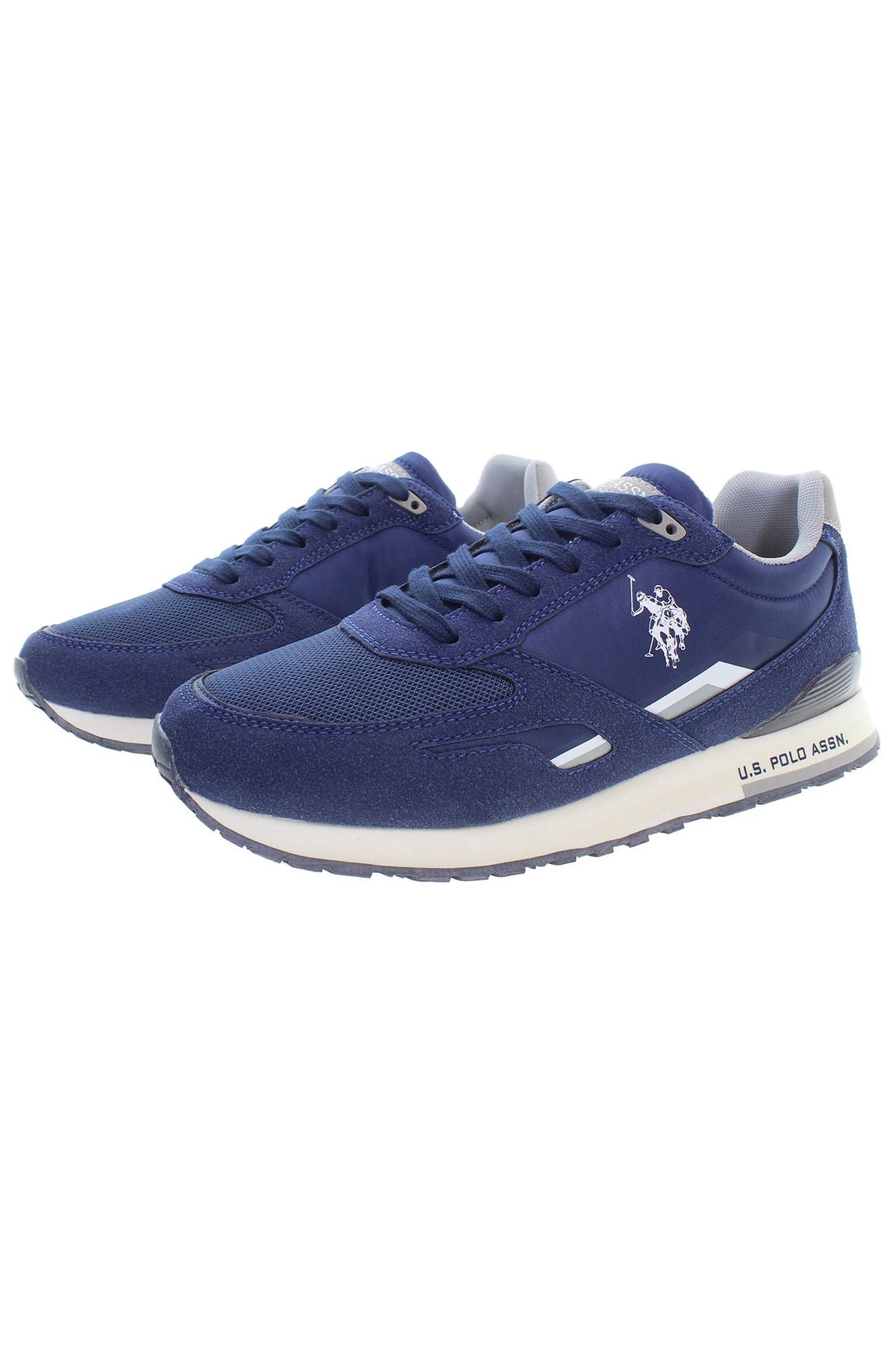 Blue Polyester Sneaker