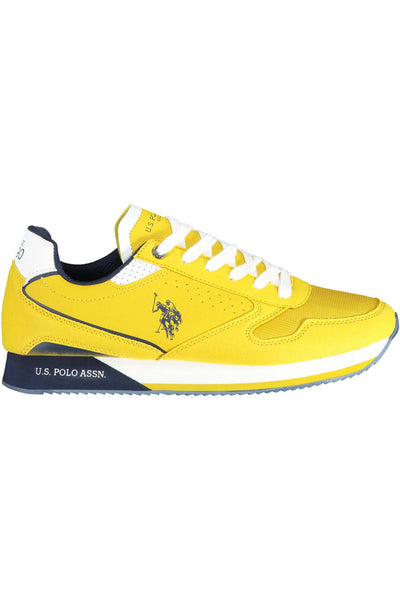 Yellow Polyester Sneaker