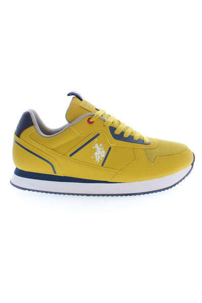 Yellow Polyester Sneaker