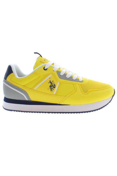 Yellow Polyester Sneaker