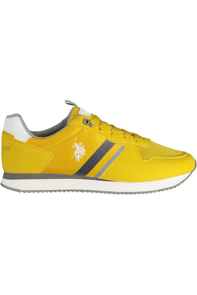 Yellow Polyester Sneaker