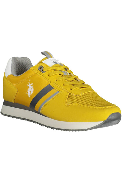 Yellow Polyester Sneaker