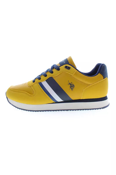 Yellow Polyester Sneaker