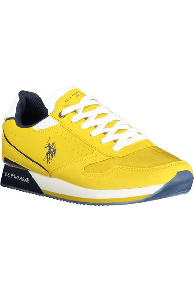 Yellow Polyester Sneaker