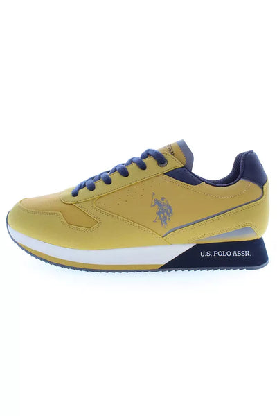 Yellow Polyester Sneaker