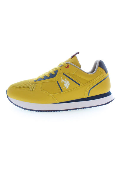 Yellow Polyester Sneaker