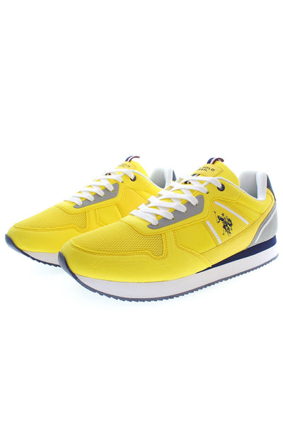 Yellow Polyester Sneaker