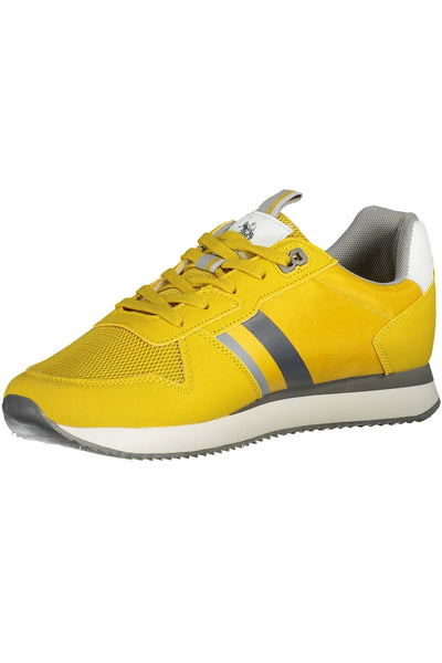 Yellow Polyester Sneaker