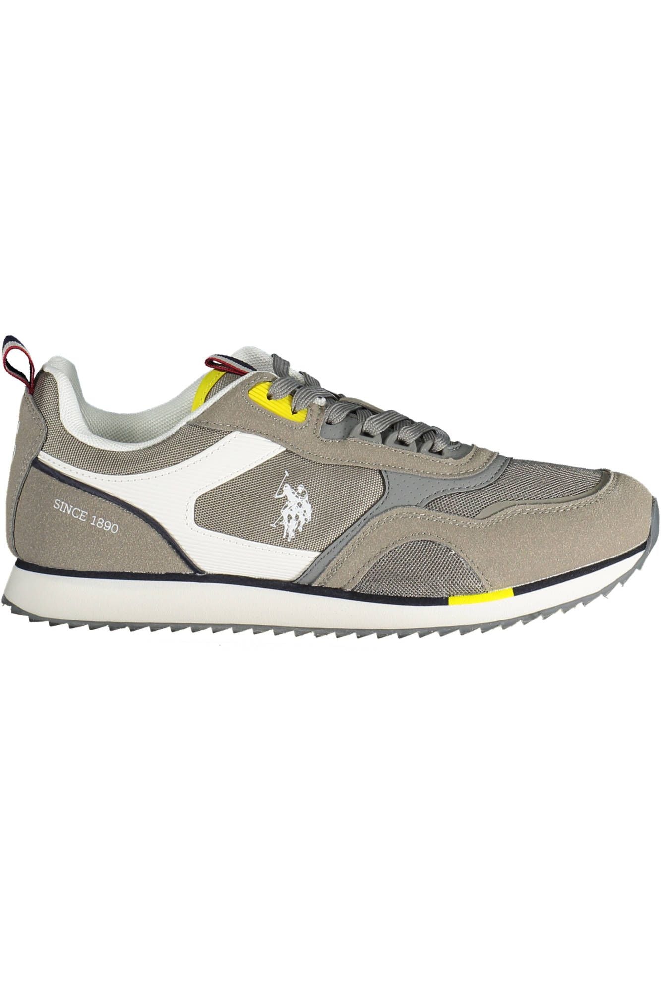 Gray Polyester Sneaker