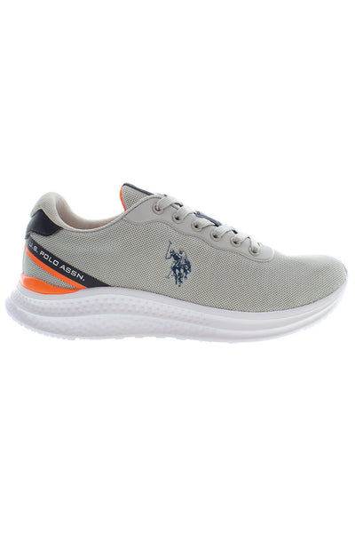 Gray Polyester Sneaker