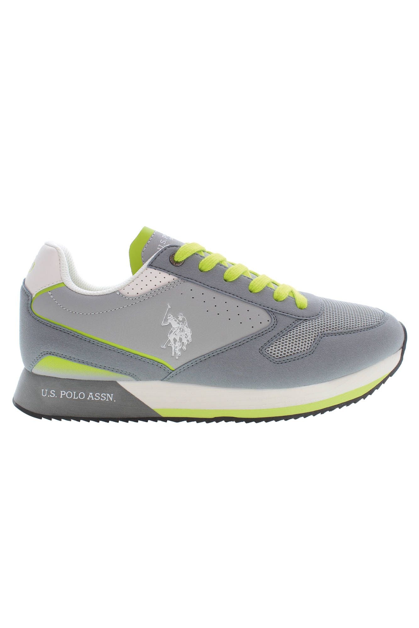 Gray Polyester Sneaker