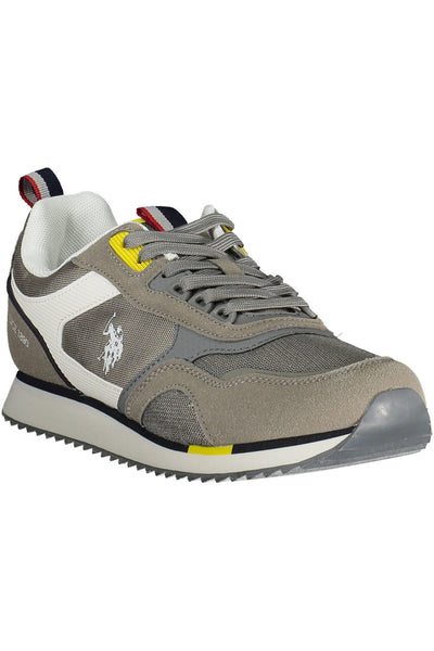 Gray Polyester Sneaker