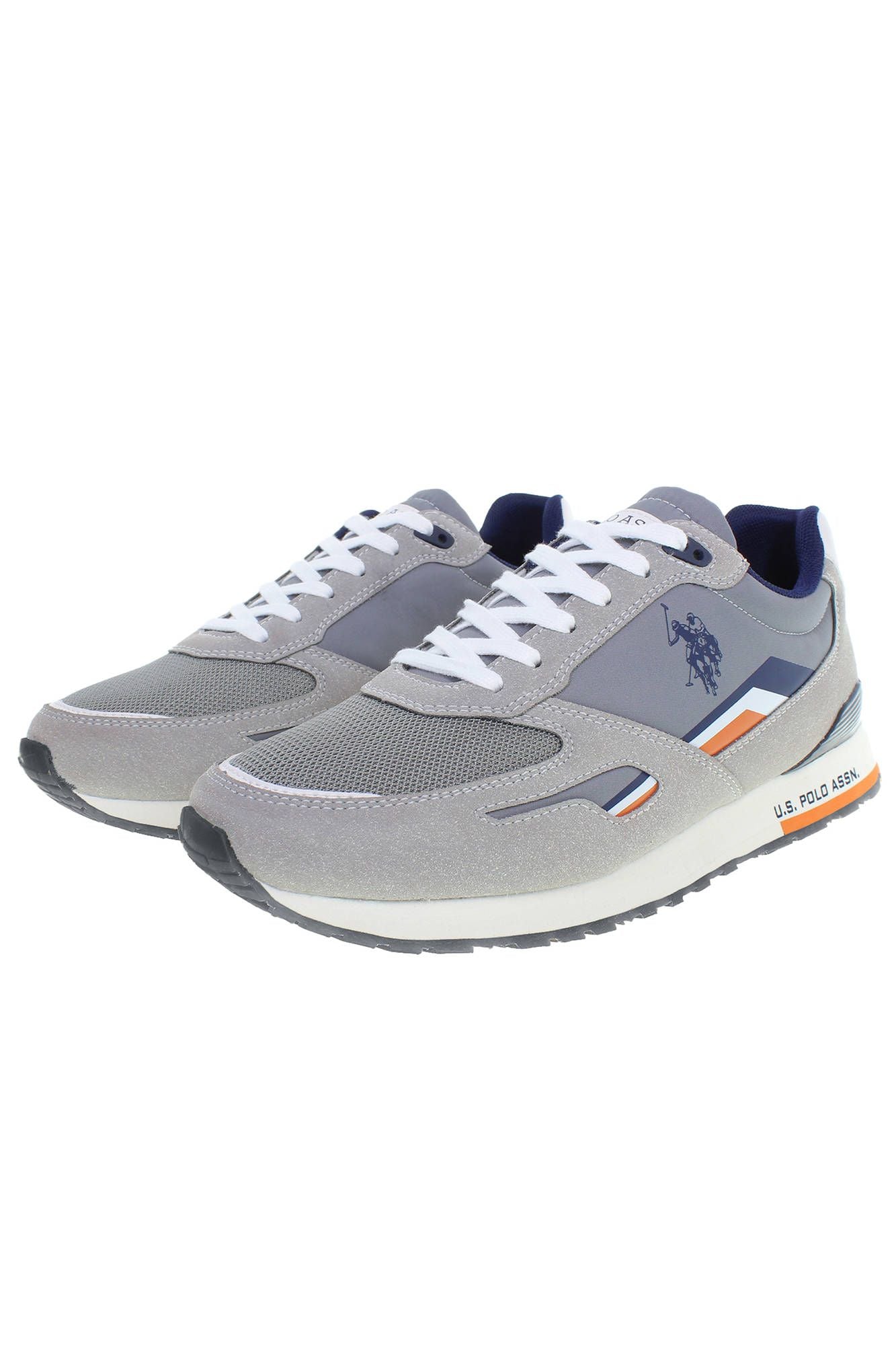 Gray Polyester Sneaker