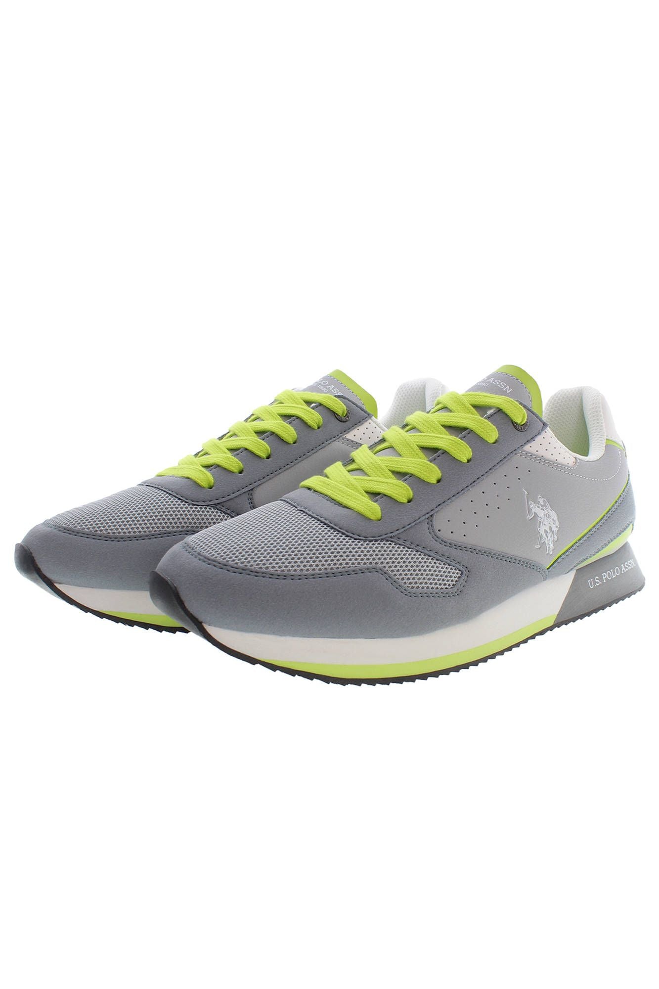 Gray Polyester Sneaker