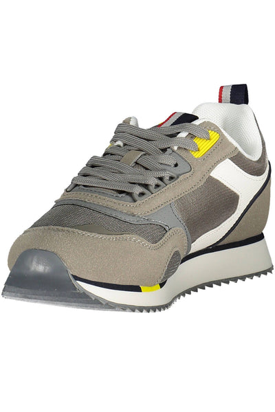 Gray Polyester Sneaker