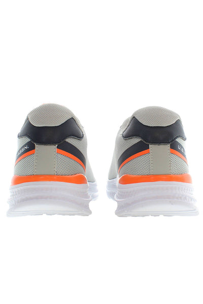 Gray Polyester Sneaker