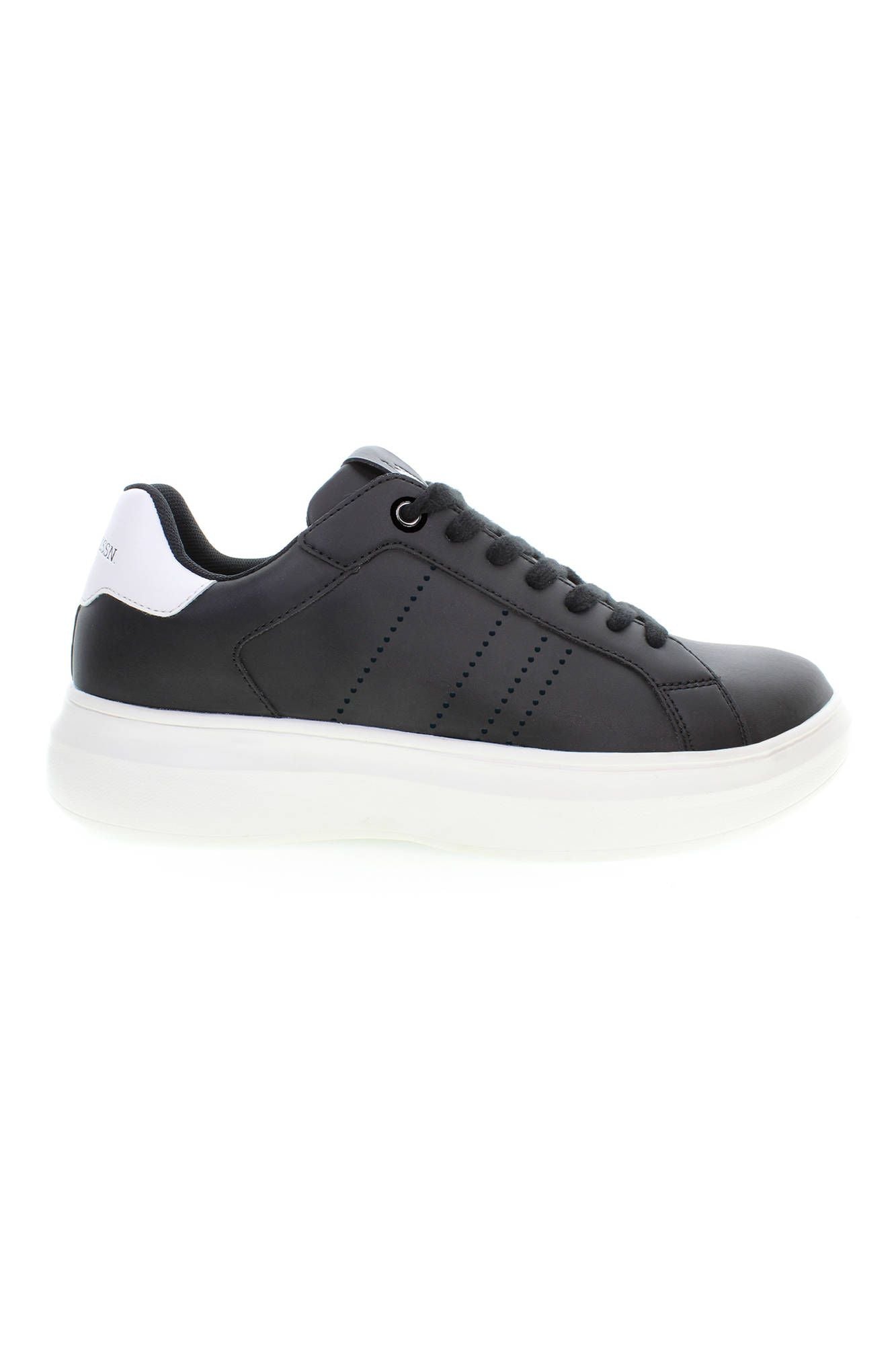 Black Polyester Sneaker