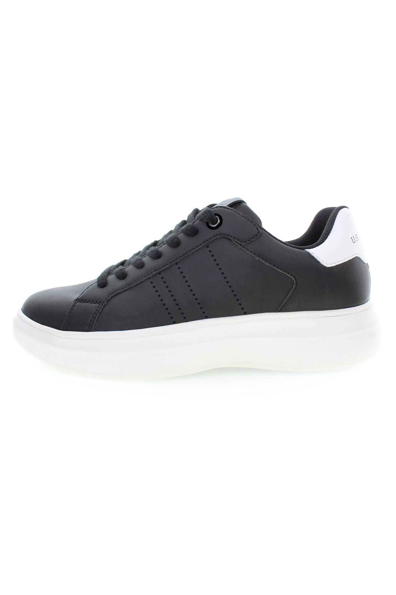 Black Polyester Sneaker