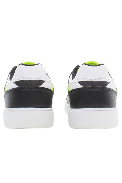 Black Polyester Sneaker