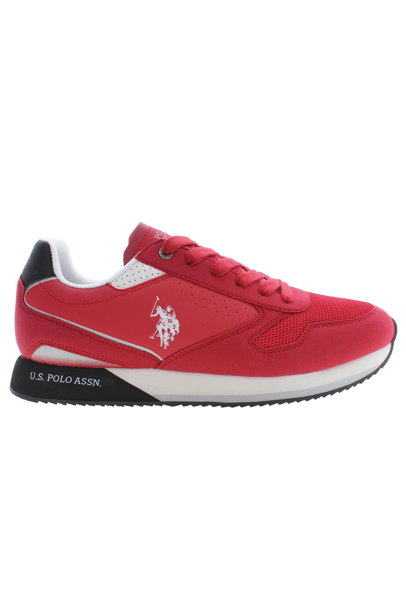 Red Polyester Sneaker