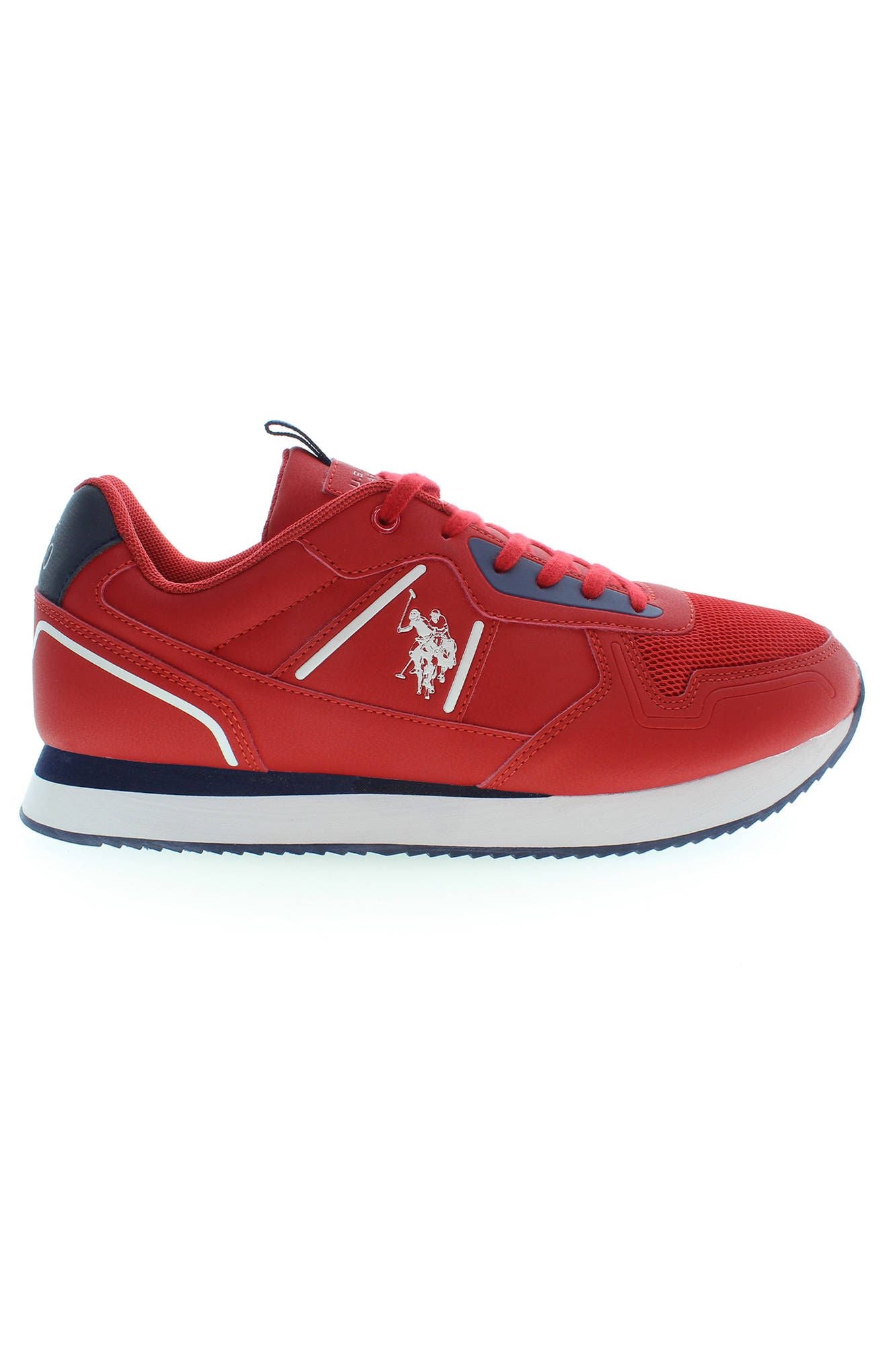 Red Polyester Sneaker