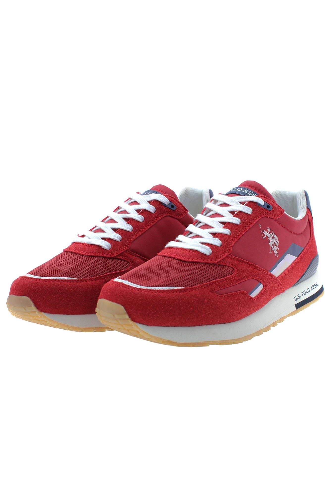 Red Polyester Sneaker