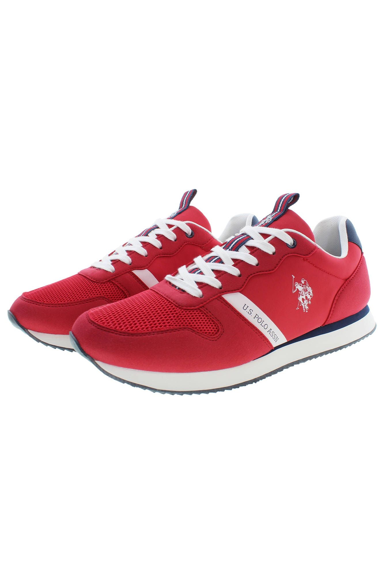 Red Polyester Sneaker