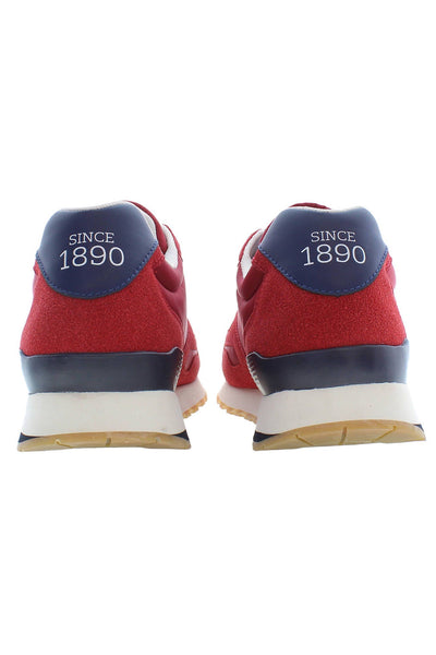 Red Polyester Sneaker