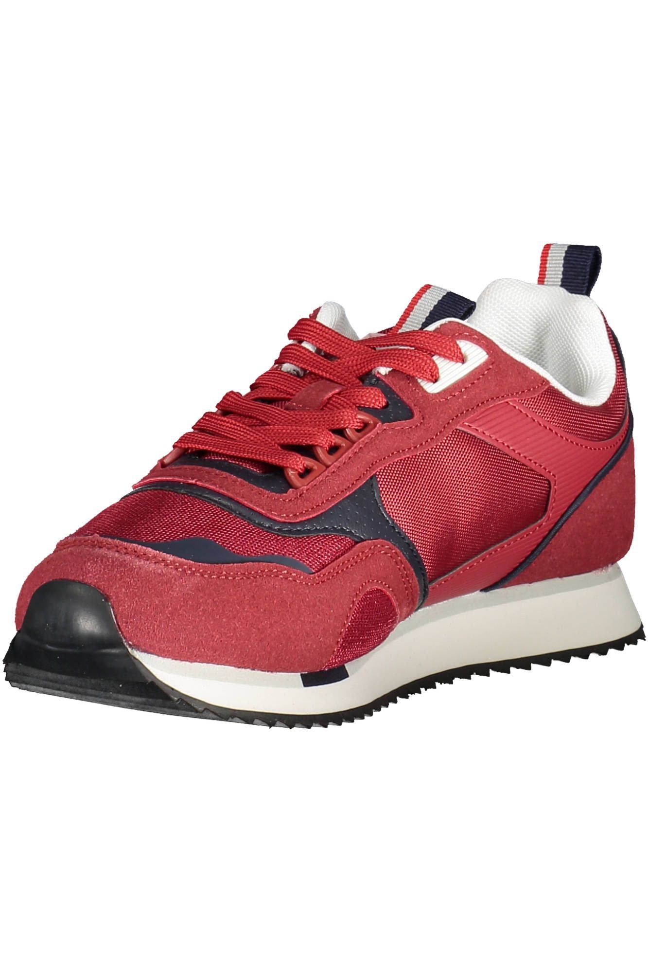 Red Polyester Sneaker