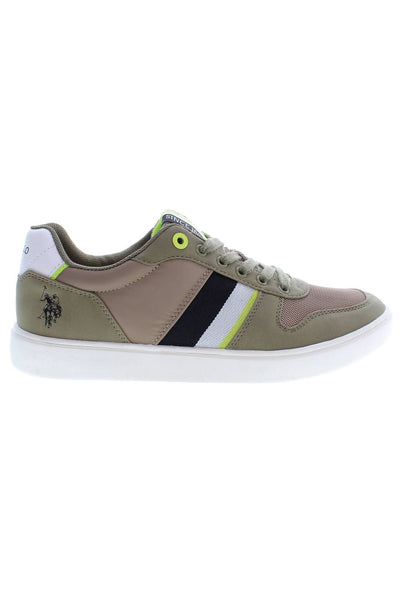 Green Polyester Sneaker