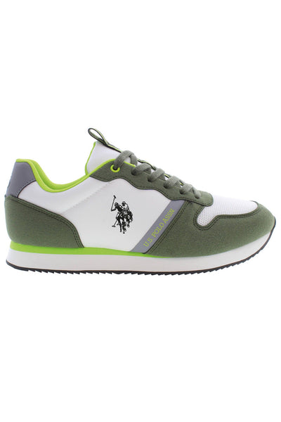 Green Polyester Sneaker