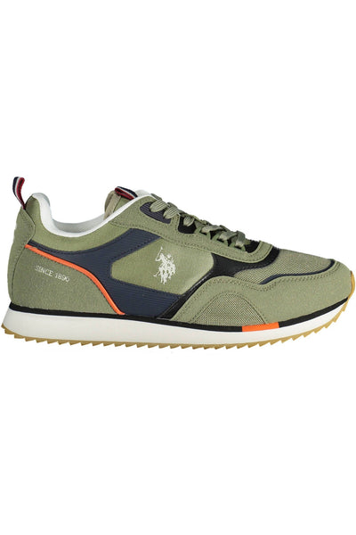 Green Polyester Sneaker