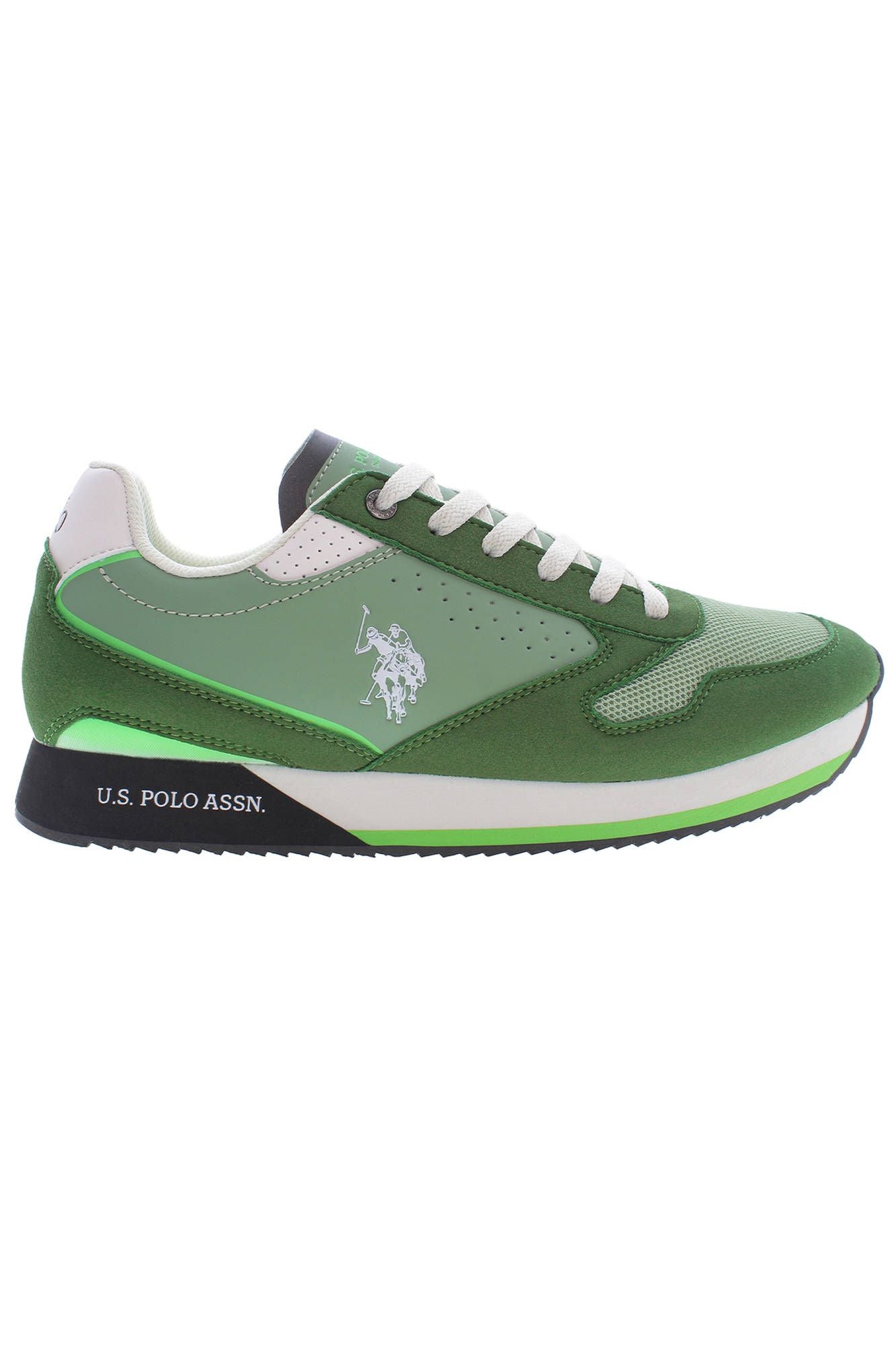 Green Polyester Sneaker