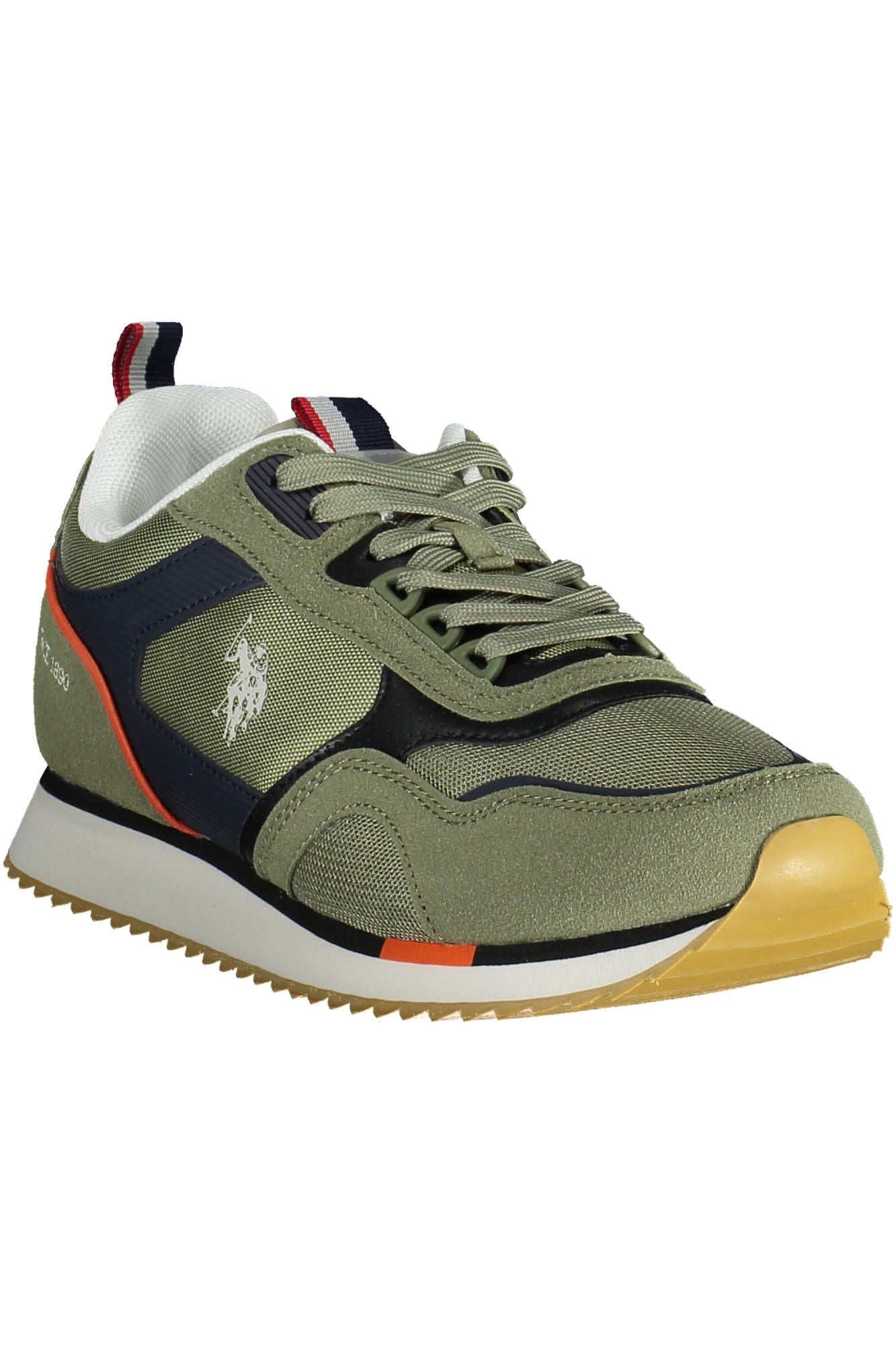 Green Polyester Sneaker