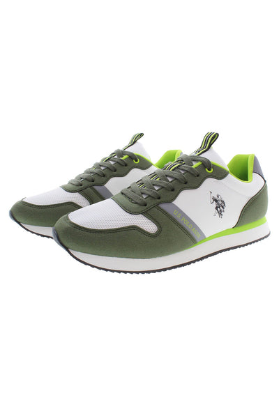 Green Polyester Sneaker