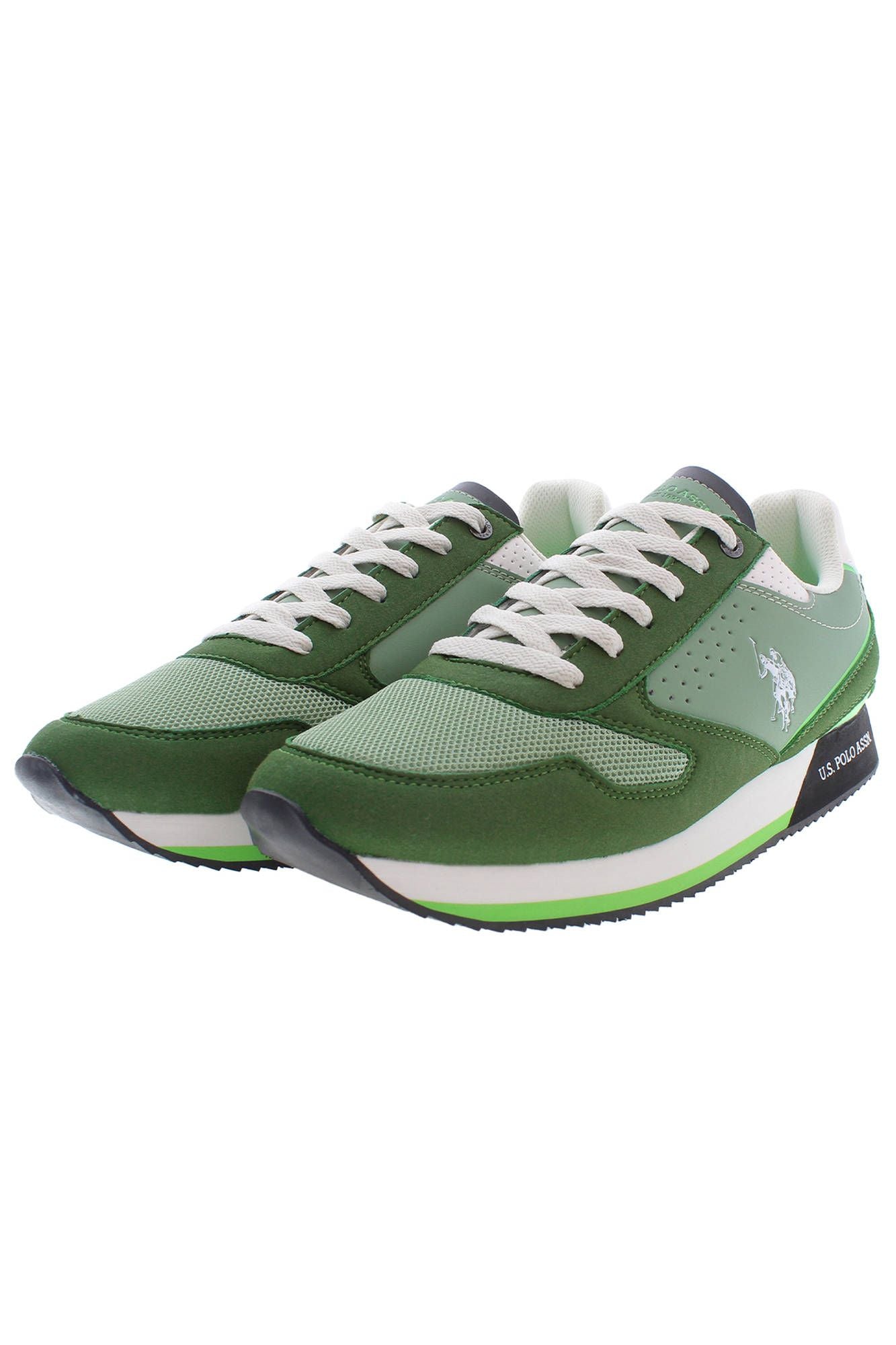 Green Polyester Sneaker