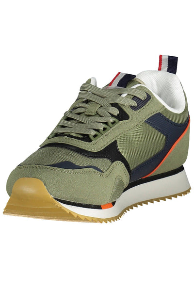 Green Polyester Sneaker