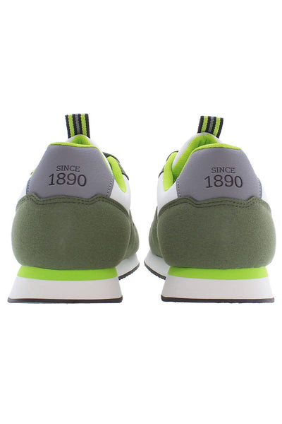 Green Polyester Sneaker