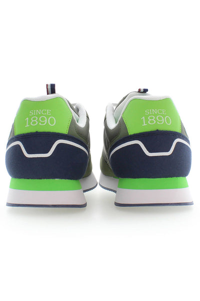 Green Polyester Sneaker