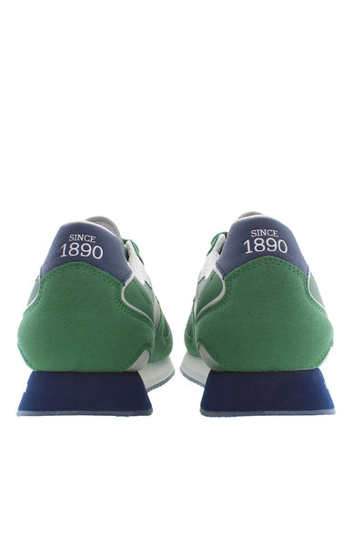 Green Polyester Sneaker