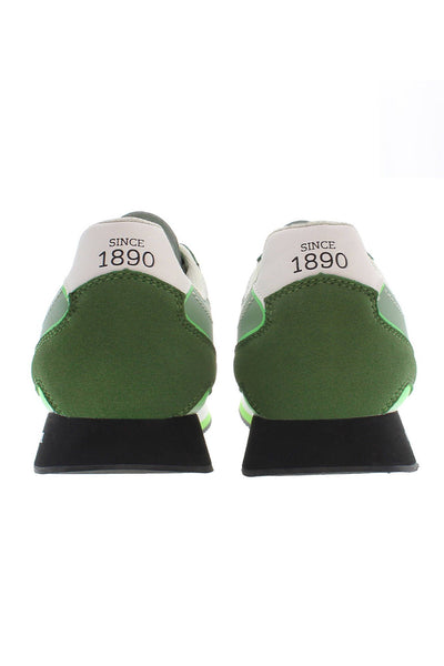 Green Polyester Sneaker